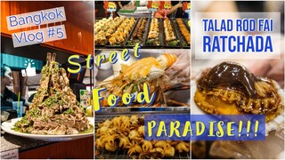 Bangkok Vlog #5: 2019 Thiên đường ẩm thực bậc Nhất Bangkok Thái Lan| Chợ đêm Talad Rod Fai Ratchada