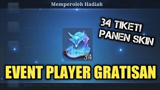 2 RONDE PANEN SKIN ! 34 TIKET EVENT PLAYER GRATISAN !! EVENT PSIONIC ORACLE |Tokensets