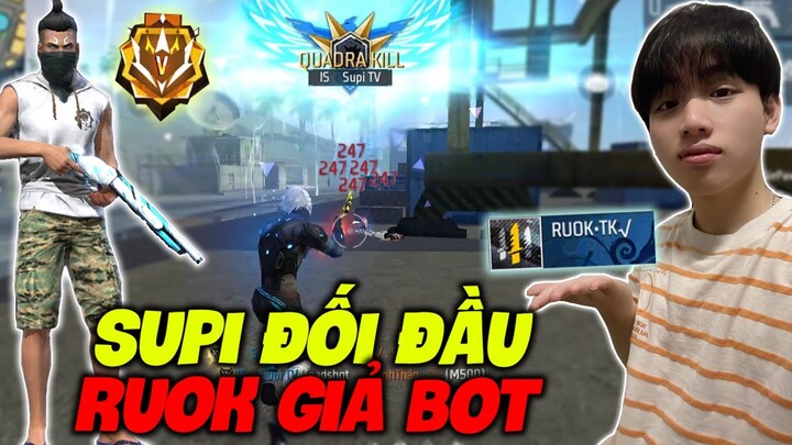 [FREE FIRE] SUPI ĐỐI ĐẦU RUOK GIẢ BOT TRÊN RANK THÁCH ĐẤU BẮN ONESHOT RA ĐẠN LÀ VÀO ĐẦU ĐỊCH BẤT LỰC