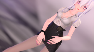 [MMD·3D]Lovely secretary Yowane Haku - Hot Summer