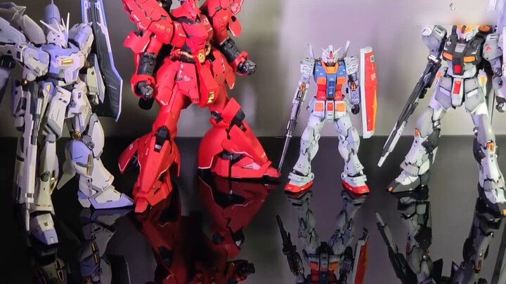 The pinnacle of the RG series - the four RG kings. Five models you can never avoid when playing RG