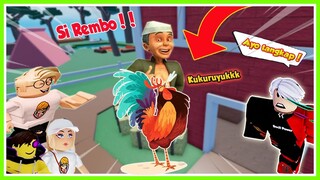 PERTAMA KALINYA!! NEMU REMBO AYAM JAGONYA TOK DALANG UPIN IPIN DI ROBLOX!!! ROBLOX MIKOCIL