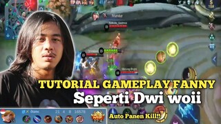 Tutorial Gameplay fanny dwi woii | Mobile Legends Bang Bang