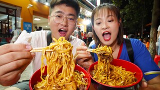 สำหรับฉันมันยากมาก...บะหมี่แห้งเผ็ดของอู่ฮั่น ชามนี้ของฉันมันยากมาก...