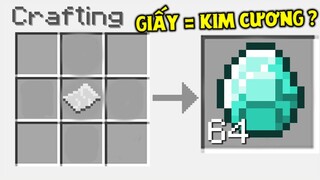 TỜ GIẤY CÓ THỂ TÌM RA KIM CƯƠNG TRONG MINECRAFT !! *TỜ GIẤY = KIM CƯƠNG*