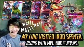 My Ling Visited the Indo Server along with the MPL Indo Players | Ling Fasthand Combo