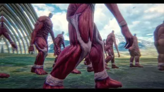 Attack on Titan - The Rumbling and 1000 Colossal Titans VS ? Animated