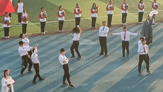 The top three high schools in the country actually did this kind of thing at the sports meet - the f