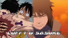 DI TINGGAL KAKAKNYA🥺||LUFFY & SASUKE [AMV]