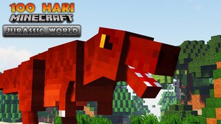 100 Hari Di Minecraft Jurassic World