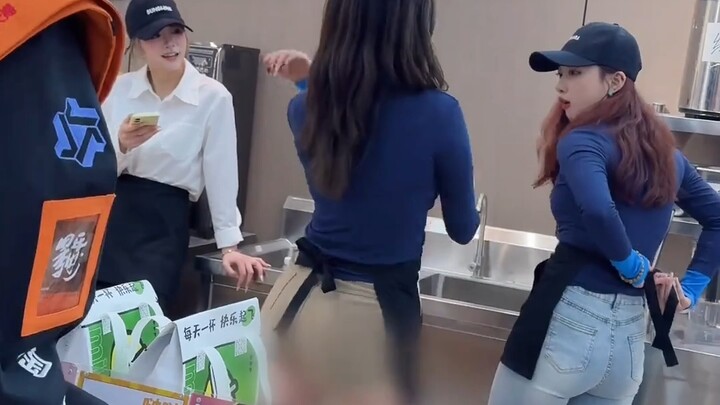 Your milk tea is still being shaken!