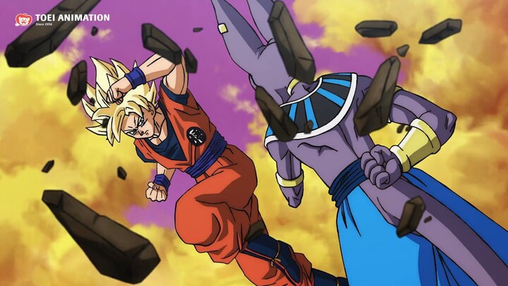 🔥 Goku vs Beerus | Super Saiyan God Battle Begins! ⚡ Dragon Ball Super