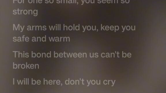 Don't you cry lyrics