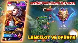 LANCELOT VS PRO DYROTH GLORY 1KPOINTS , MANIAC +10 ‎️‍🔥‎️‍🔥‎️‍🔥