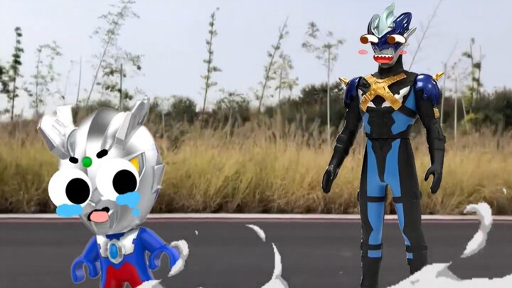 Anak laki-laki kecil itu bertemu dengan monster besar