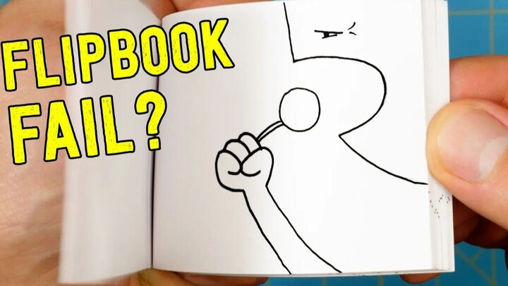 【DIY】Make a cartoon flipbook within 5 mintues, challenge starts!