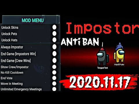 AMONG US MOD MENU 2021 | 4 MOD MENUS | 124 FEATURES | ANTIBAN🔥 - Bilibili