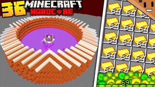 I Built an UNLIMITED GOLD FARM in Minecraft Hardcore (#36)