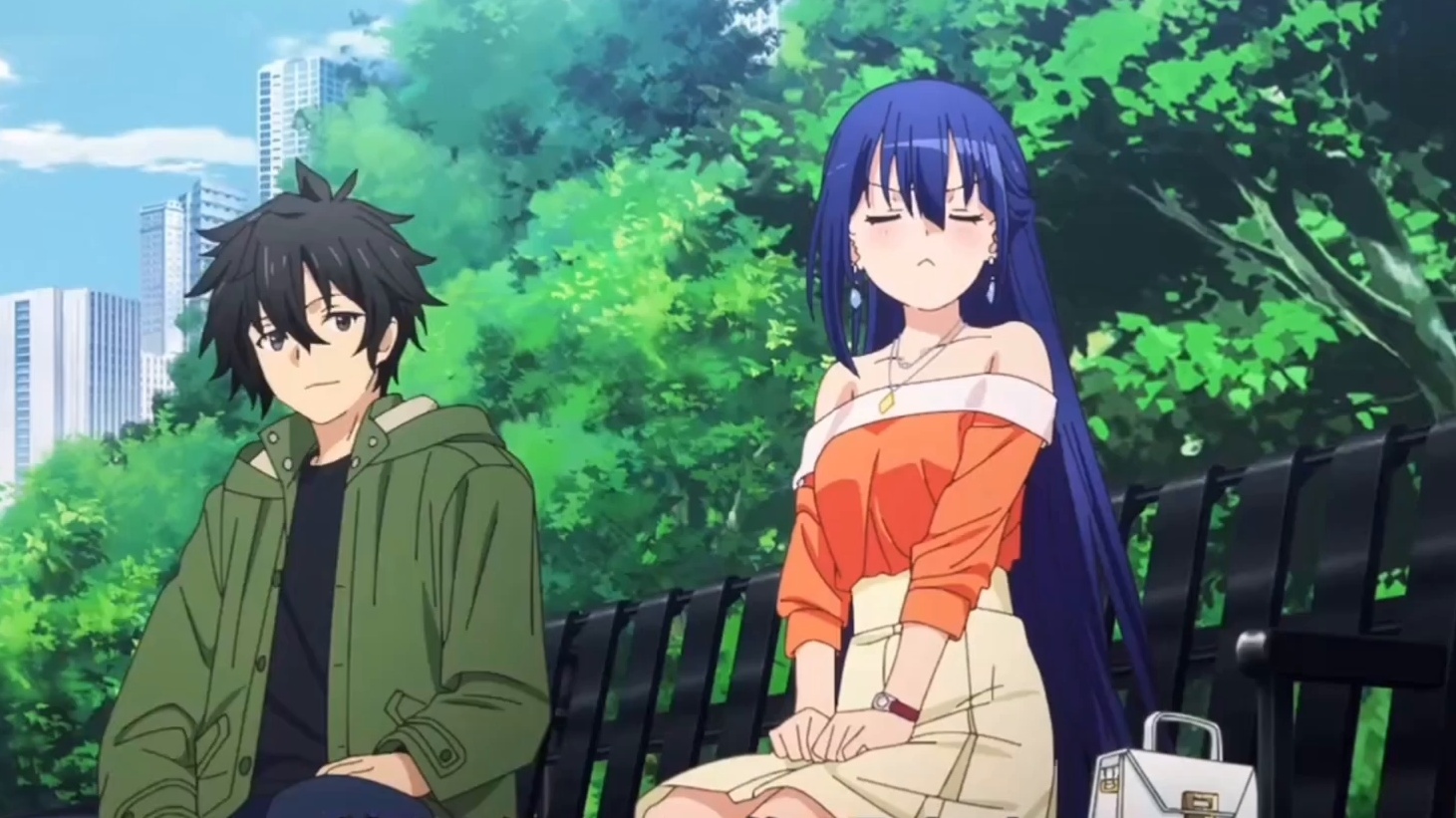 Jealous Harem Anime Moments  Flirting With Another Girl Be Like  Bilibili