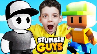 JOGUEI STUMBLE GUYS PELA PRIMEIRA VEZ EM 2023! - Piero Start Games