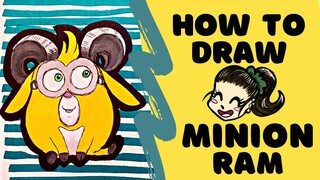 HOW TO DRAW - Minion Ram (Minions: The Rise of Gru)