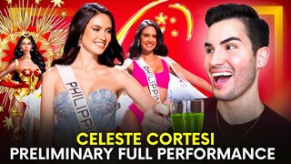 Celeste Cortesi Reaction: Miss Universe 2022 Preliminary Competition | Philippines Full Performance