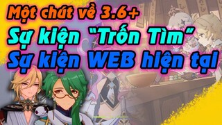 Một chút về 3.6+ | Sự kiện "Trốn tìm" sắp diễn ra và Sự kiện Web hiện tại