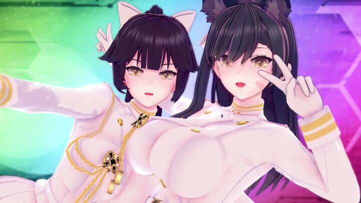 【碧蓝航线MMD】JK高雄愛宕でLove Me If You Can