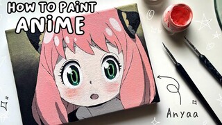วิธีการลงสีตัวการ์ตูน สอนวาดภาพอะครีลิค+เกร็ดเล็กเกร็ดน้อย 💗