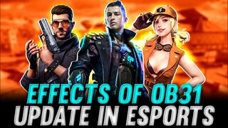 EFFECT OF OB31 UPDATE IN ESPORTS || TOURNAMENT HIGHLIGHTS FREE FIRE |  TEAM ELITE | TE KILLER  | UW