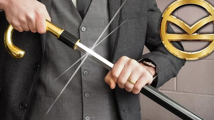 Golden-handled sword—cool, stylish, and deadly in battle