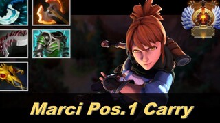 Marci Pos1 Safelane Carry อันดับอมตะ ไฮไลท์ Meta ใหม่ Dota 2