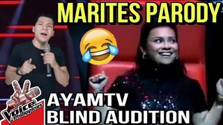 Marites parody "Ayamtv" Blind Audition - The Voice PH