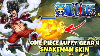 LUFFY GEAR 4TH SNAKEMAN SKIN IN MOBILE LEGENDS