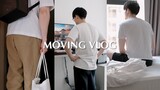 Moving Vlog #4 | Moving day. Goodbye old room, hello my new apartment