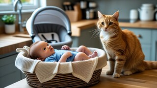 Kitty Saves Baby On The Road~