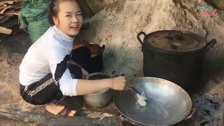 ĐỘC LẠ Rêu Xào - Món Ăn Đặc Sản Tây Bắc - Bạn Đã Thử Chưa - Ẩm thực tây bắc - Gái Bản Vlog