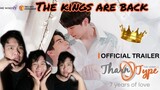 TharnType The Series Season 2 Official trailer |The Kings are back |REACTION VIDEO(Alfe Corpuz Daro)