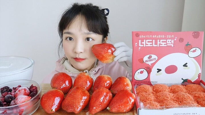 【Nado Resmi Sub Indo】Rasa baru NodoNado Gao Meimei terungkap! Satu gigitan penuh krim saus jus segar