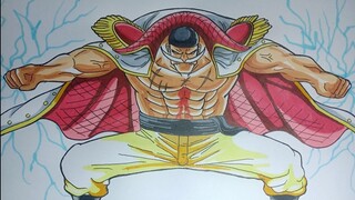 How To Draw Edward Newgate One piece Cách vẽ Râu Trắng Siêu Ngầu