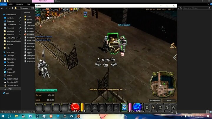 Crear Server Mu Seson 6 Bien Explicado 100% Facil + Files