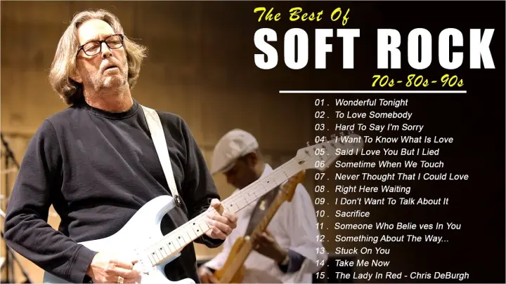Eric Clapton, Air Supply, Rod Stewart, Michael Bolton, Phil Collins🌿Best Soft Rock Songs 60s 70s 80s