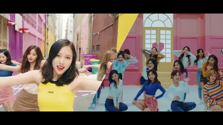 TWICE LIKEY AND HEART SHAKER MV LYRICS