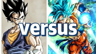 Normal Vegito vs Full Power Blue Goku