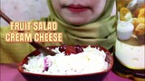 ASMR SALAD BUAH KEJU | FRUIT SALAD SWEET CREAM CHEESE | ULUL ASMR MUKBANG INDONESIA