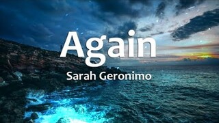 Again - Sarah Geronimo (Lyrics)