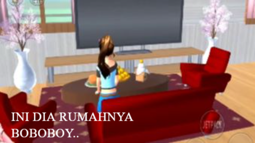 BERTAMU KE RUMAH BOBOBOY, RUMAHNYA BAGUS BANGET! - SAKURA SCHOOL