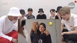 BTS Reaction to BLACKPINK Lisa And Jisoo Being Chaotic Funny Moments