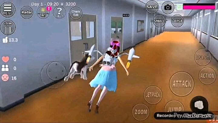 anjingnya taiga melapor ke kwpsek guys || sakura school simulator