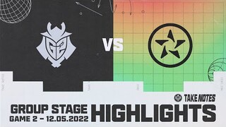 Highlights G2 vs ORD [Vòng Bảng - Ngày 3] [MSI 2022][12.05.2022]